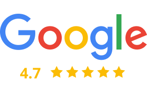 Google 4.7 Star Rating